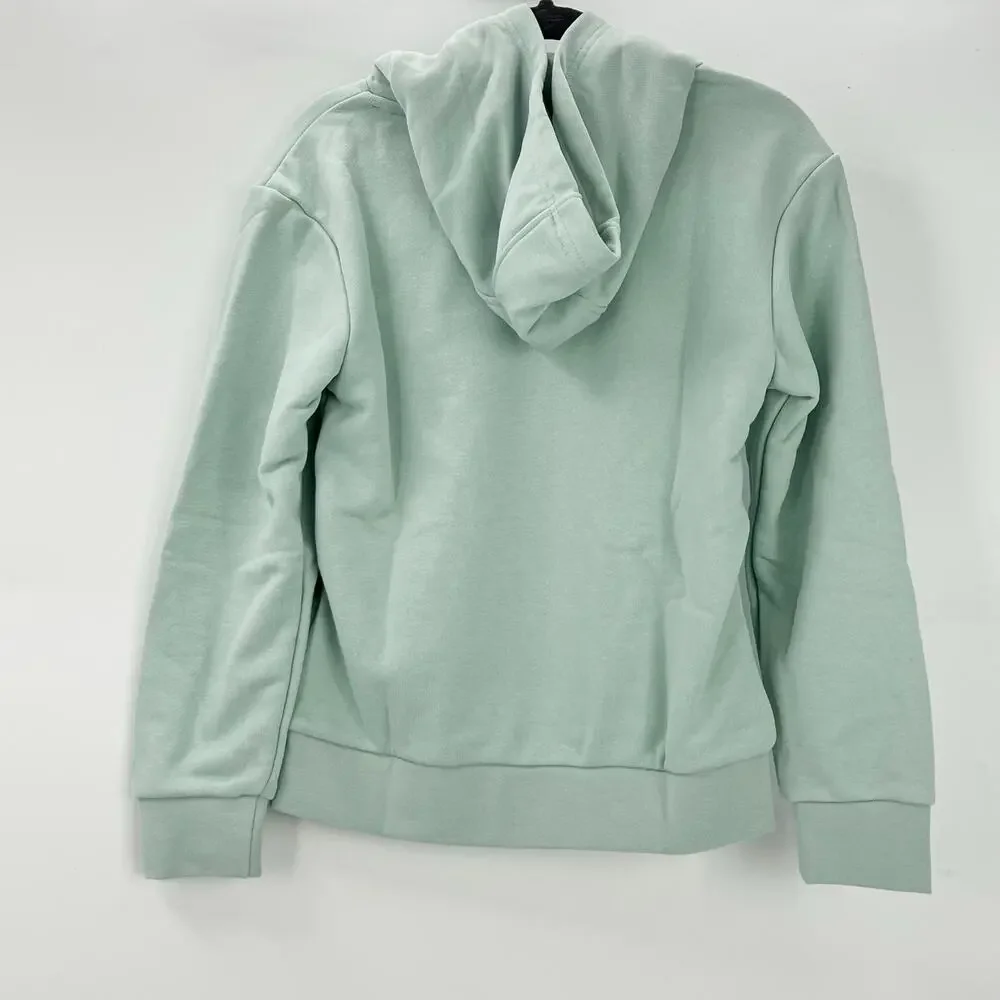Adidas Kids Unisex Vapour Green / White Trefoil Hoodie Sweatshirt Size XS NWT